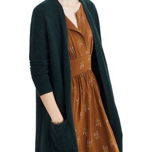 Madewell Kent Cardigan Sweater Green